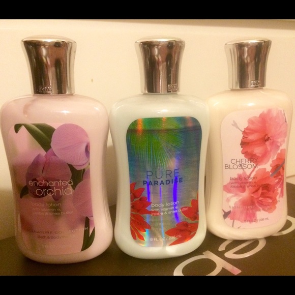 Bath and Body Works lotion bundle
