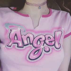 90's Angel Baby Tee Shirt
