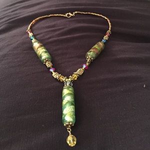 Beaded fashion necklace