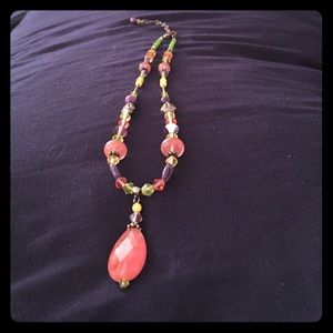 Colorful beaded necklace