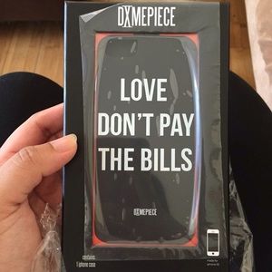LOVE/BILLS IPHONE 5 CASE (but free w any purchase)