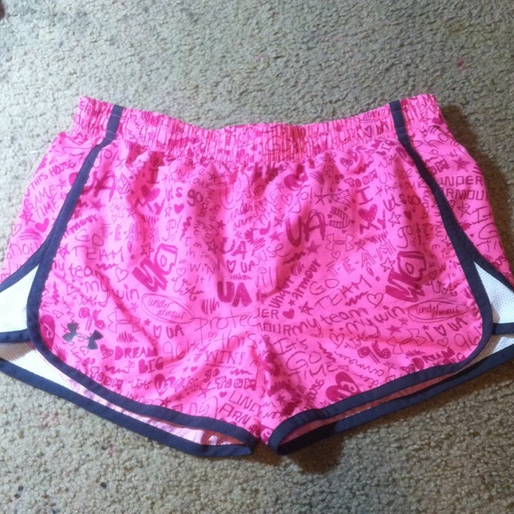 Pink UA Shorts