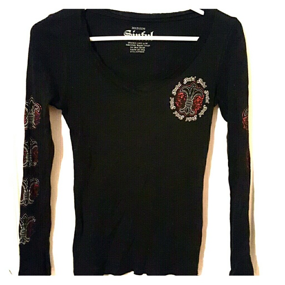 Sinful long sleeved shirt