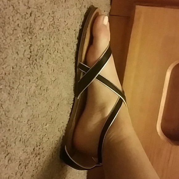 Black strapy Sandals/don't buy yet