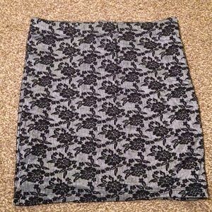 Floral Print Mini Skirt