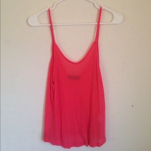 Spaghetti strap tank top.