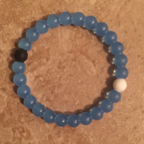 Lokai bracelet blue.