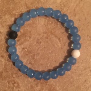 Lokai bracelet blue.