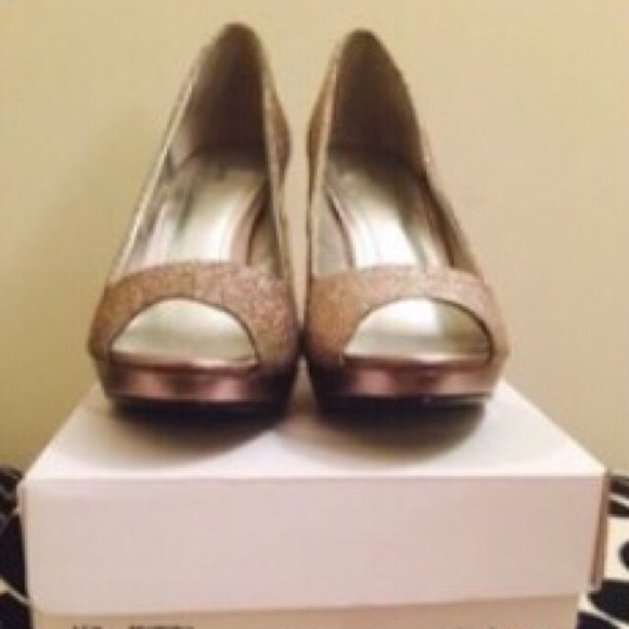 🆕 Style & Co. Open Toe Glitter High Heels - Picture 4 of 8