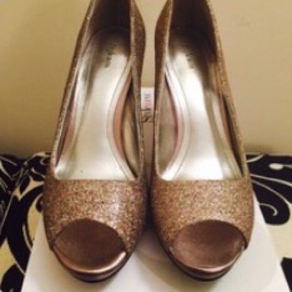 🆕 Style & Co. Open Toe Glitter High Heels - Picture 5 of 8