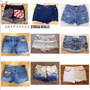 Personalized High Waisted Shorts