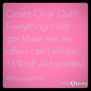 CLOSET CLEAR OUT
