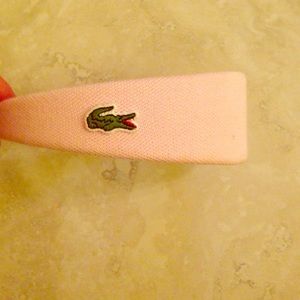 Lacoste headband. Only worn a few times