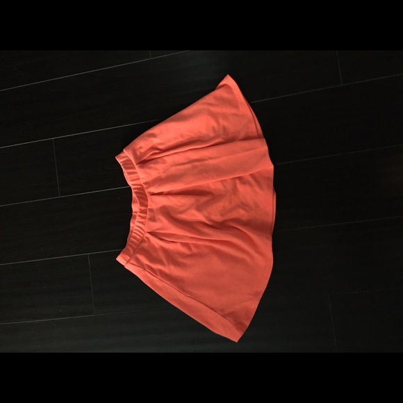 Orange skater skirt