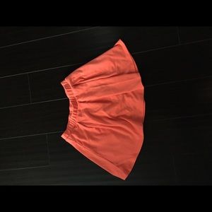 Orange skater skirt
