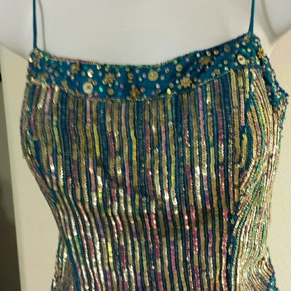 Bollywood type Silk corset top. NWT - Picture 2 of 4