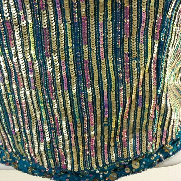 Bollywood type Silk corset top. NWT - Picture 3 of 4