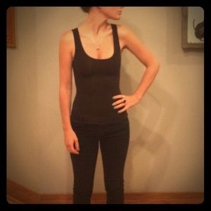 Spanx Black Body Shaper Tank.