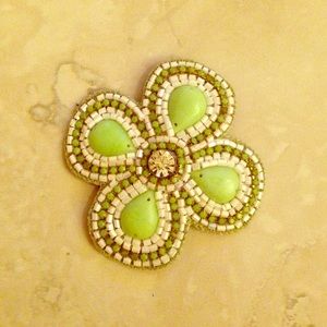 Anthropologie hair clip in green