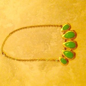 Fun necklace in turquoise and gold