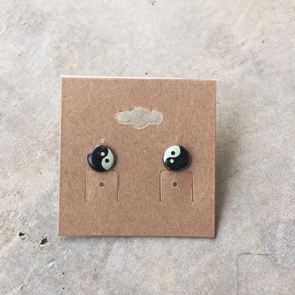 Yin-Yang Post Earrings