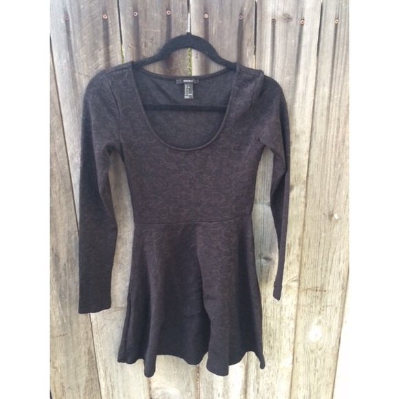 F21 Black Skater Dress