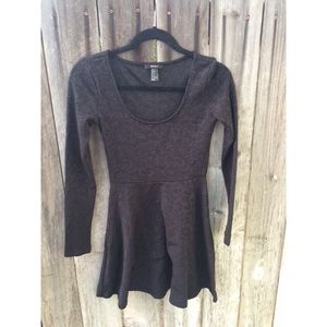 F21 Black Skater Dress