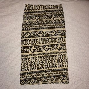 Tribal pencil skirt