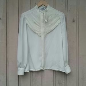 Vintage White Blouse
