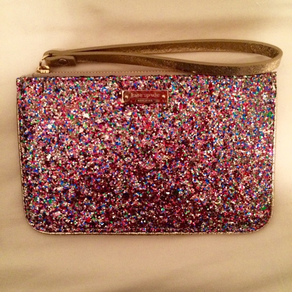 NWOT Kate Spade Multi Colored Sparkler Wristlet