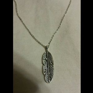 Feather necklace