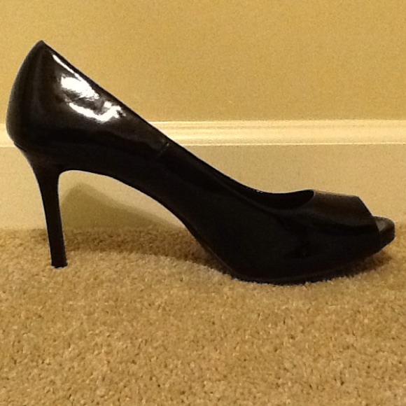 Dex Flex Comfort Shoes - ⚡️️FINAL PRICE⚡️Black Peep Toe Heels