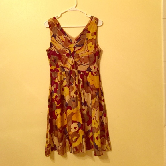 A 60's style Banana Republic silk dress
