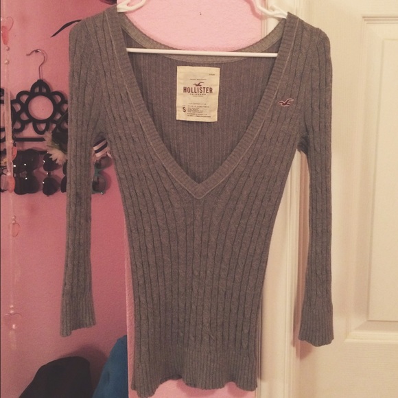 grey sweater