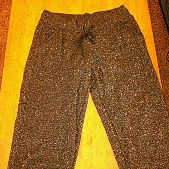 sparkly sweatpants