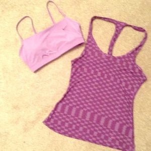 Nike Sport bra and tank