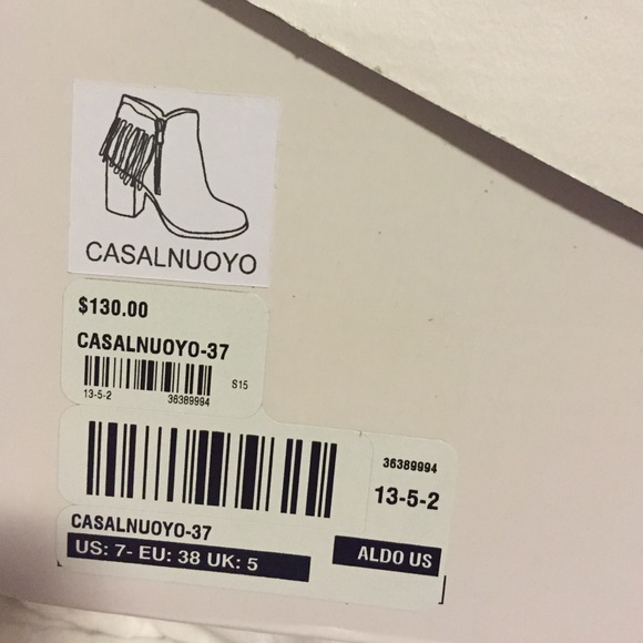 Aldo nude boots with fringe - Picture 4 of 4