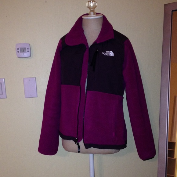 Purple north face jacket