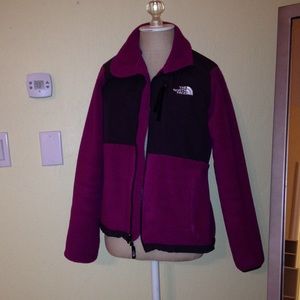 Purple north face jacket
