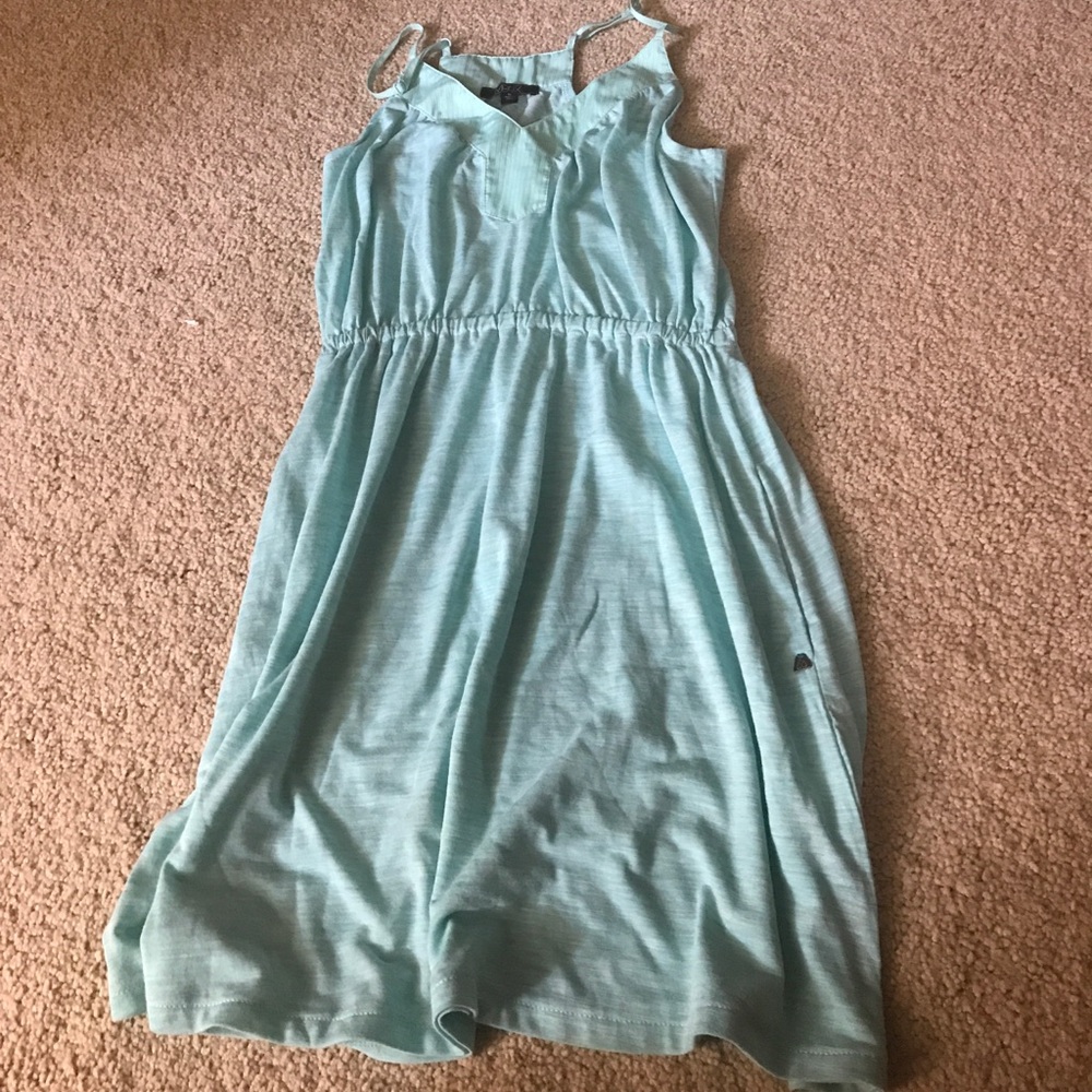 Tiffany blue Matix dress with pockets
