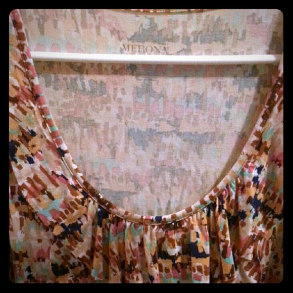 Multi-color ruffled tank