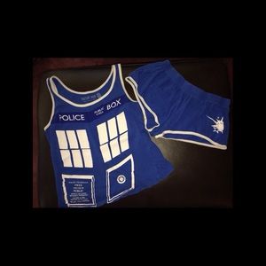 TARDIS Pj Set