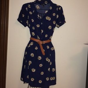Blue daisy dress
