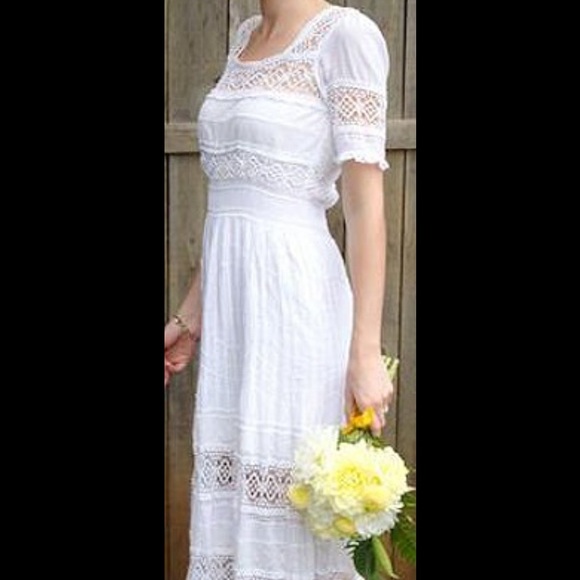 Free People White Lace Maxi Dress ❌❗️SOLD❗️❌ - Picture 1 of 4
