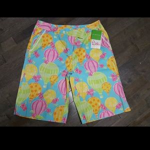 Lilly pulitzer hot air balloon race shorts