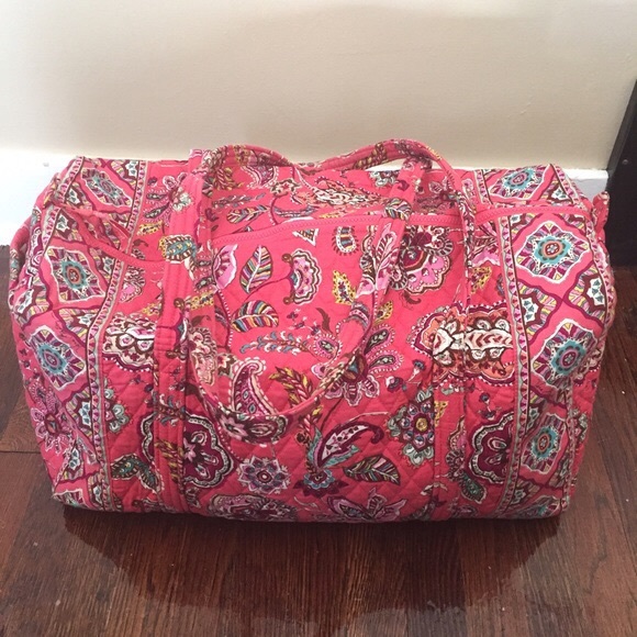 Vera Bradley "Call Me Coral" Large Duffel
