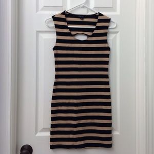 Forever 21 Fitted Striped Dress