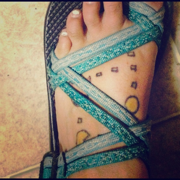 Special ordered double strapped chacos