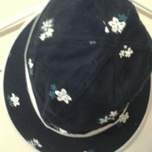 Navy blue summer hat