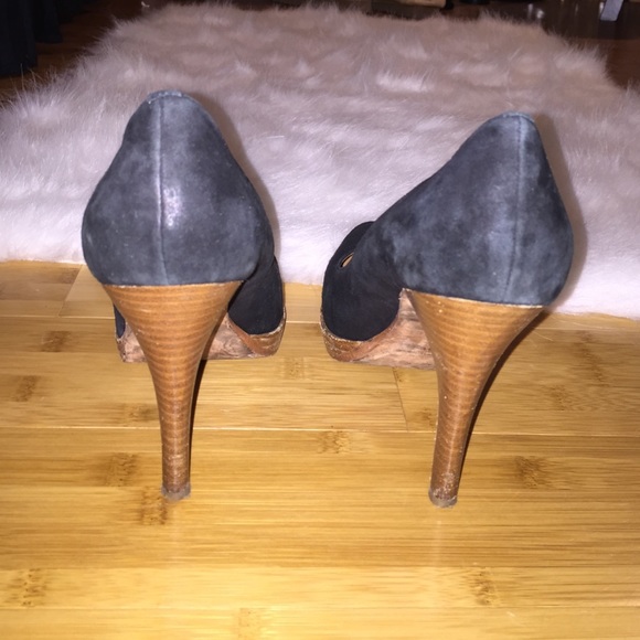 STEVEN by Steve Madden black suede pumps - Picture 2 of 3
